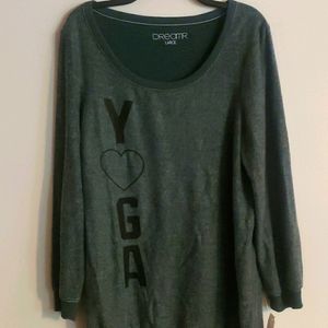 Dreamr Womens Sweter Yoga Forest Green New soft